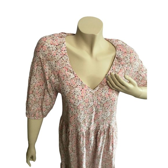 H&M floral western style dress size XS - Picture 2 of 12